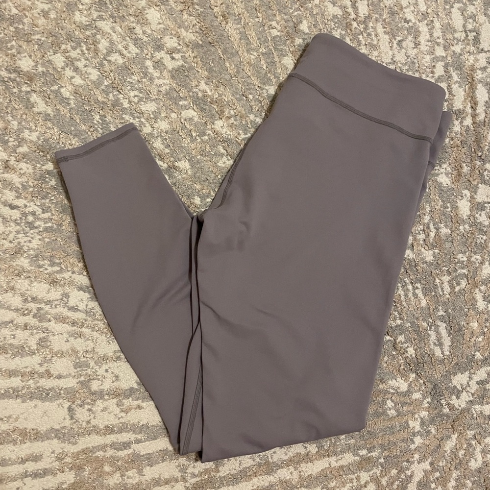 Fabletics grey mid rise powerhold leggings